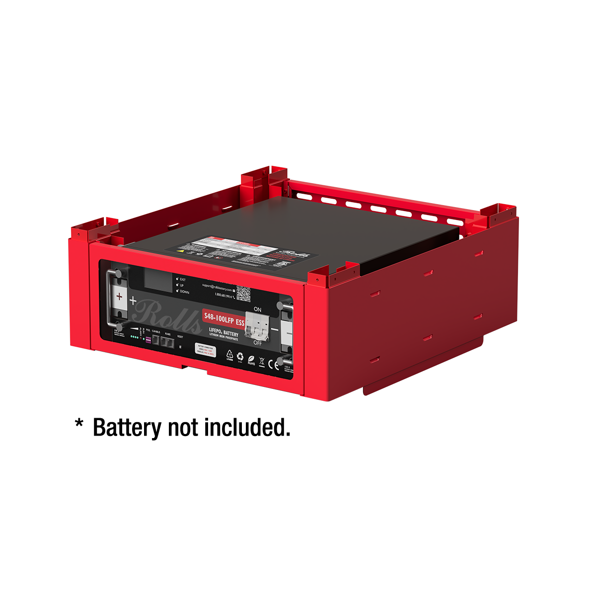 Segment 4U de l'armoire Rolls LFP ESS